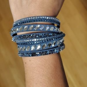 Swarovski slake pulse bracelet.  Size 36 cm long. Beautiful colors .
